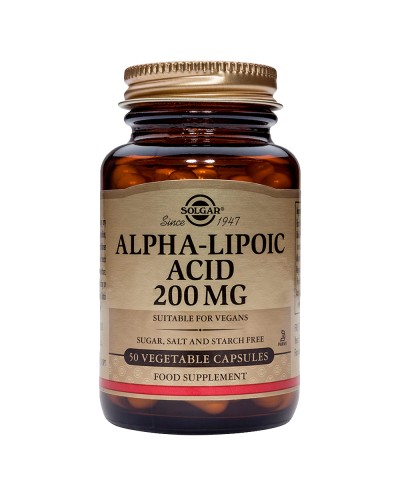 SOLGAR Alpha Lipoic Acid 200mg Συμπλήρωμα Διατροφής με...