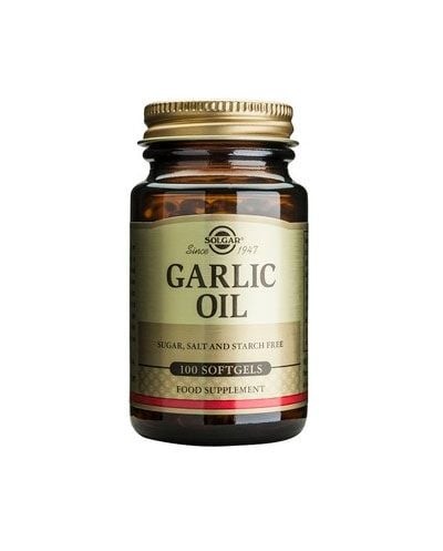 SOLGAR Garlic Oil Συμπύκνωμα Ελαίου Σκόρδου, 100 μαλακές...