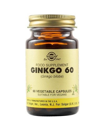 SOLGAR Ginkgo Biloba 60 Συμπλήρωμα Διατροφής με Γκίνγκο...