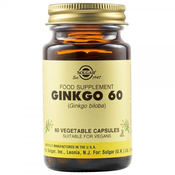 SOLGAR Ginkgo Biloba 60 Συμπλήρωμα Διατροφής με...