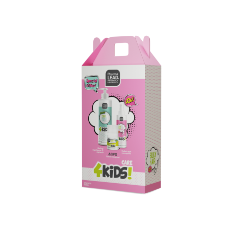 VITORGAN PharmaLead Promo Box 4KIDS Girl 2 in 1 Bubble Fun, 500ml & Silky Hair Conditioner, 150ml & Hurry Up Roll-On, 50ml
