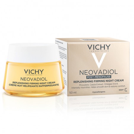 VICHY Neovadiol Replenishing Firming Night Cream Κρέμα Νύχτας για την Επιδερμίδα στην Εμμηνόπαυση, 50ml