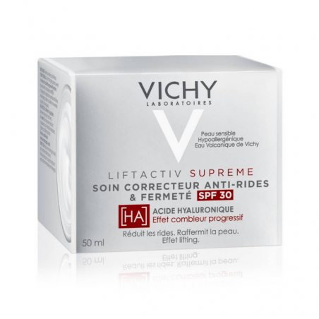 VICHY Liftactiv Supreme H.A. Intensive Anti Wrinkle & Firming Care SPF30 Αντιρυτιδική & Συσφιγκτική Κρέμα Ημέρας SPF30, 50ml