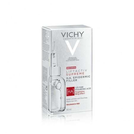 VICHY Liftactiv Supreme H.A. Epidermic Filler Αντιγηραντικός Ορός Προσώπου & Ματιών με Υαλουρονικό Οξύ, 30ml