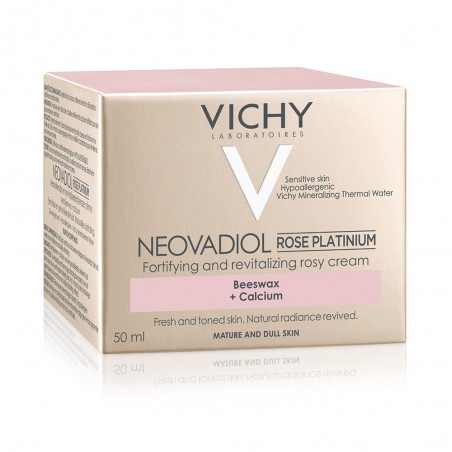 VICHY – Neovadiol Rose Platinium Αντιρυτιδική Κρέμα Ημέρας για Ώριμες Επιδερμίδες από την Εμμηνόπαυση & Μετά - 50ml