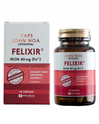 JOHN NOA Caps Liposomal Felixir Iron 40mg & Vitamin C...