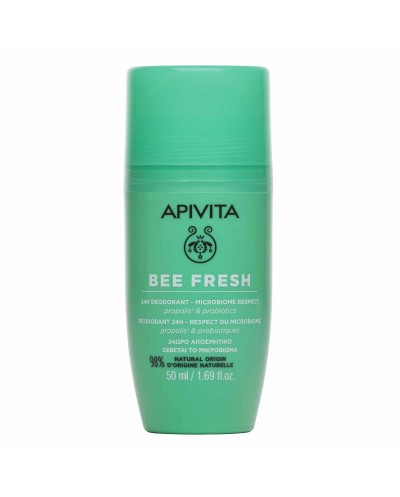 APIVITA Bee Fresh 24H Deodorant Microbiome Respect...