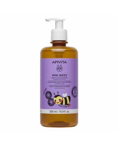 APIVITA Kids Gentle Shampoo Mini Bees Blueberry & Honey...