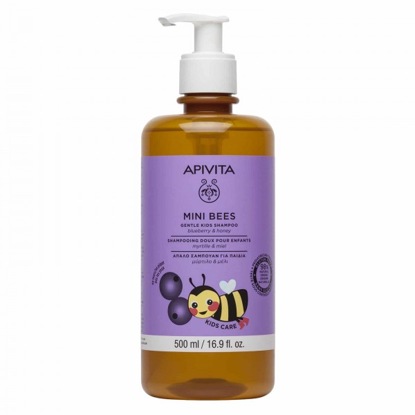 APIVITA Kids Gentle Shampoo Mini Bees Blueberry...