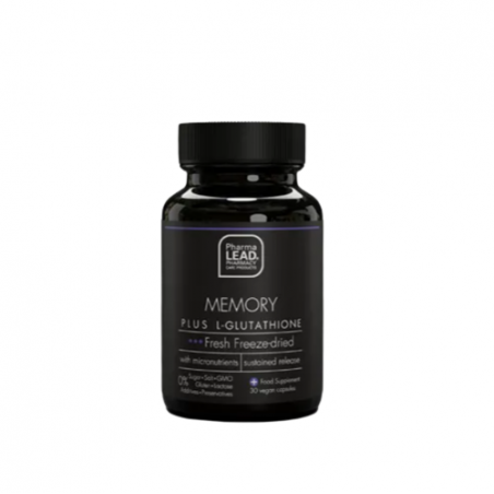 PHARMALEAD Black Range Memory Plus L-Glutathione Φόρμουλα για Βελτίωση της Μνήμης & Πνευματική Διαύγεια, 30 κάψουλες