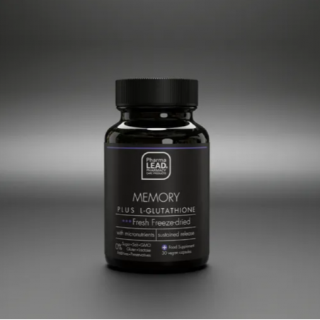 PHARMALEAD Black Range Memory Plus L-Glutathione Φόρμουλα για Βελτίωση της Μνήμης & Πνευματική Διαύγεια, 30 κάψουλες