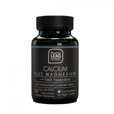 PHARMALEAD Black Range Calcium Plus Magnesium Ασβέστιο & Μαγνήσιο για την Υγεία Οστών, Δοντιών & Μυών, 60 κάψουλες