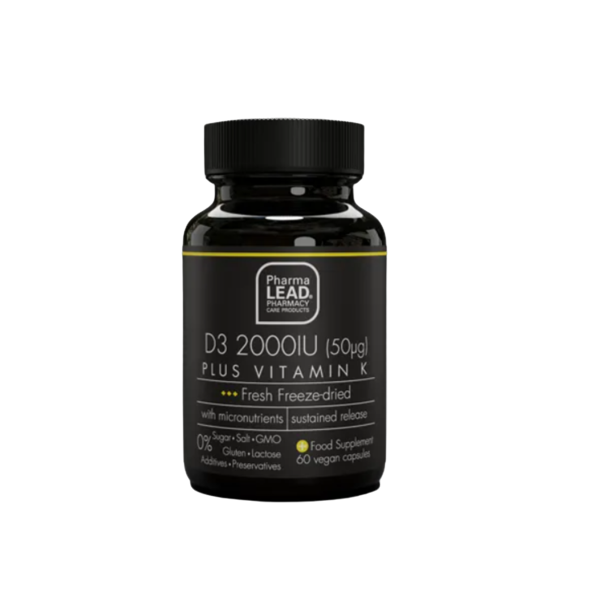 PHARMALEAD Black Range D3 2000 IU Plus Vitamin...