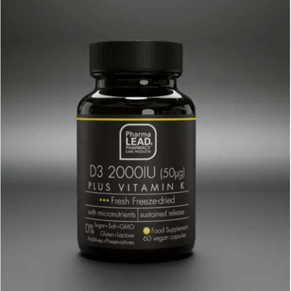 PHARMALEAD Black Range D3 2000 IU Plus Vitamin...