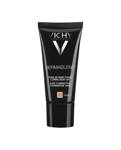 VICHY Dermablend Fluid Make-up SPF35 Διορθωτικό Ματ Λεπτόρρευστο Make-up 20 Vanilla, 30ml