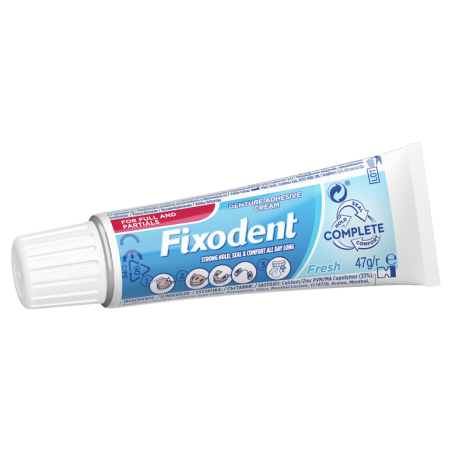 FIXODENT Complete Fresh Στερεωτική Κρέμα για Τεχνητή Οδοντοστοιχία με Γεύση Μέντας, 47g