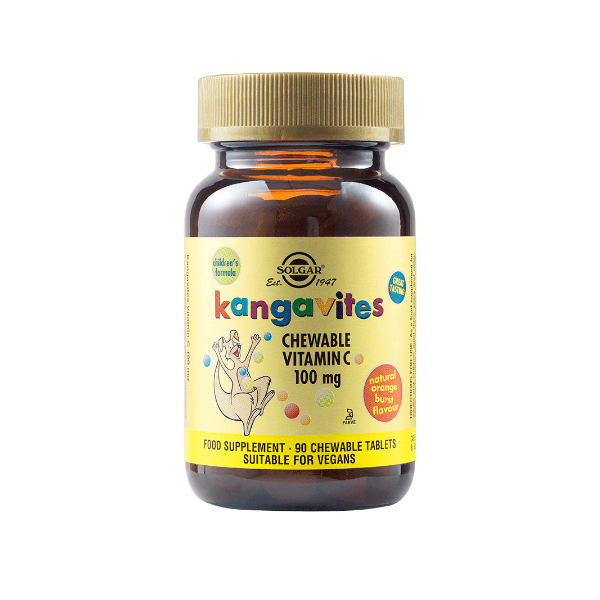 SOLGAR Kangavites Chewable Vitamin C 100mg...