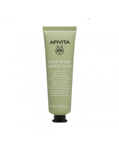 APIVITA Face Mask Green Clay Μάσκα για Βαθύ Καθαρισμό με...