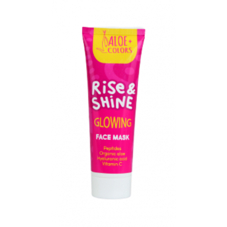 Aloe+ Colors Rise & Shine Glowing Face Mask Μάσκα Προσώπου για Λάμψη, 60ml
