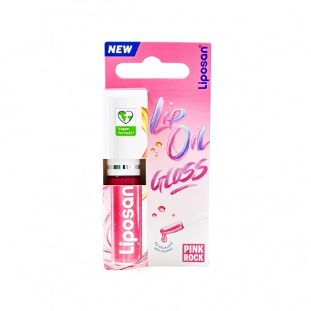 LIPOSAN Gloss Lip Oil Έλαιο Χειλιών για Λάμψη & Όγκο με Χρώμα Pink Rock, 5.5ml
