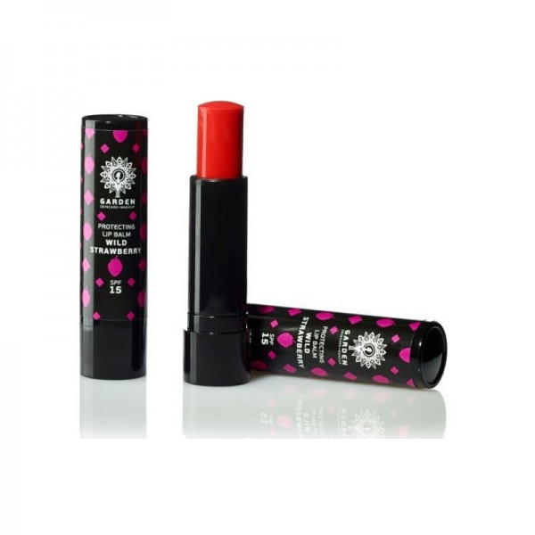 GARDEN OF PANTHENOLS Wild Strawberry SPF15 Lip Balm Περιποίησης Χειλιών, 5.2g