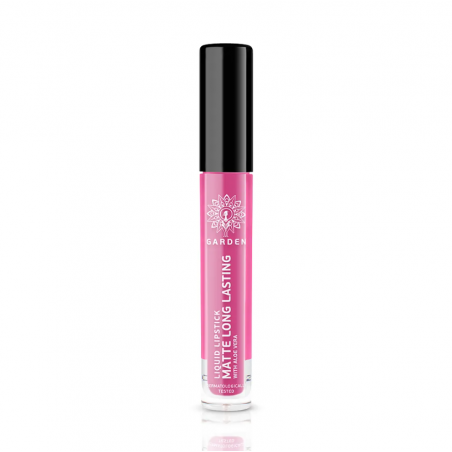 GARDEN Liquid Lipstick Matte Long Lasting with Aloe Vera Υγρό Ματ Κραγιόν Μακράς Διαρκείας Vivid Magenta 04, 4ml