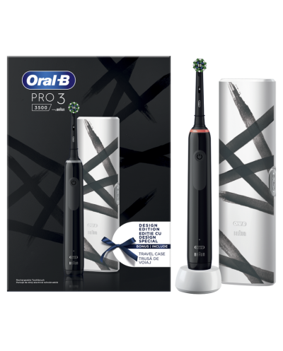 Oral-B Cross Action Pro 3 3500 Design Edition Black...