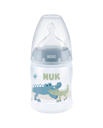 NUK First Choice Πλαστικό Μπιμπερό με Θηλή Σιλικόνης &...