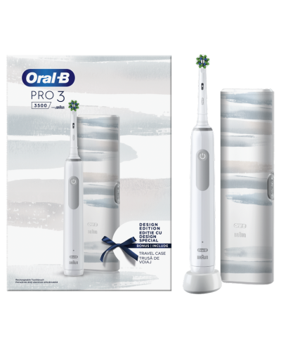 Oral-B Cross Action Pro 3 3500 Design Edition Λευκή...