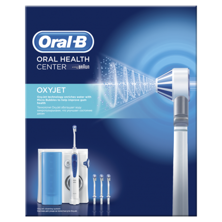 Oral-B Professional Care Oxyjet Water Flosser Φορητό Σύστημα Καταιονισμού & Επαγγελματικός Εκτοξευτής Νερού