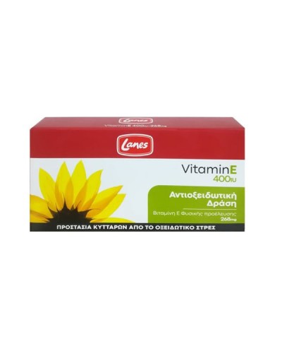 LANES Vitamin E 268mg (400 IU) Συμπλήρωμα Διατροφής με...