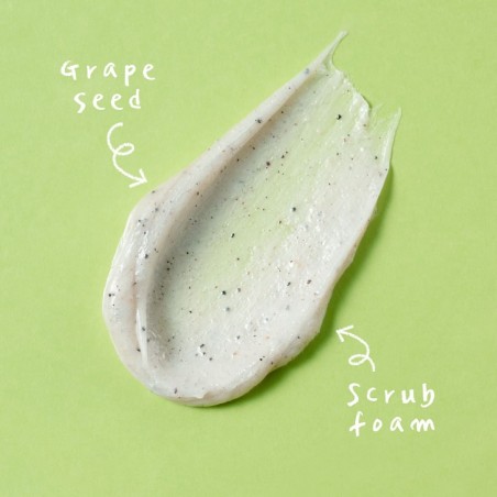 FRUDIA Green Grape Pore Control Scrub Cleansing Foam Απολεπιστικό & Αφρός Προσώπου με Εκχύλισμα Πράσινου Σταφυλιού, 145ml