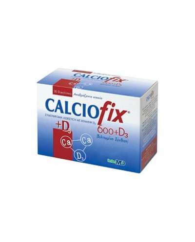 INTERMED Calciofix Sachets Συμπλήρωμα διατροφής Ασβεστίου & Βιταμίνης D3, 30 φακελάκια