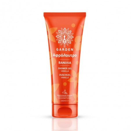 GARDEN Body Wash & Shower Gel Vanilla Αφρόλουτρο Βανίλια με Προβιταμίνη Β5 Travel Size, 100ml