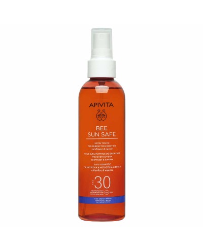 APIVITA Bee Sun Safe Satin Touch Tan Perfecting Body Oil...