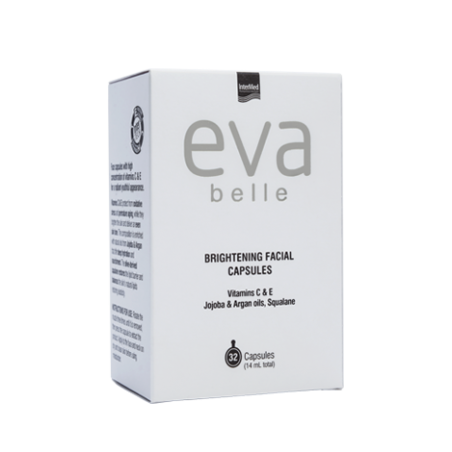 INTERMED Eva Belle Brightening Facial Capsules Vitamin C & E Booster Προσώπου με Βιταμίνη C & Ε για Λάμψη, 32 κάψουλες