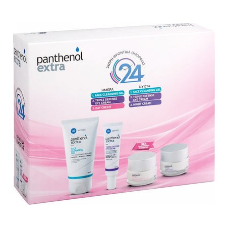 PANTHENOL EXTRA Promo Pack 24ωρη Φροντίδα Ομορφιάς Προσώπου με 4 Προϊόντα