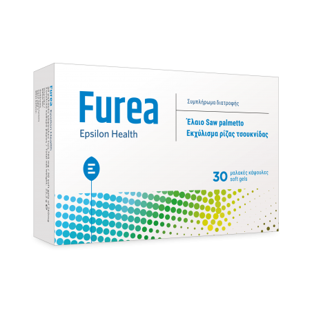 EPSILON HEALTH Furea Συμπλήρωμα Διατροφής για τον Προστάτη με Έλαιο Saw Palmetto & Εκχύλισμα Ρίζας Τσουκνίδας, 30 κάψουλες