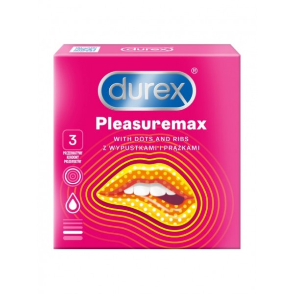 DUREX Pleasure Max Προφυλακτικά με ανάγλυφες...