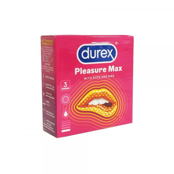 DUREX Pleasure Max Προφυλακτικά με ανάγλυφες...