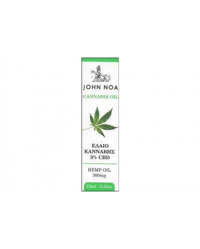 JOHN NOA Cannabis Oil Hemp Oil 300mg Έλαιο Κάνναβης...