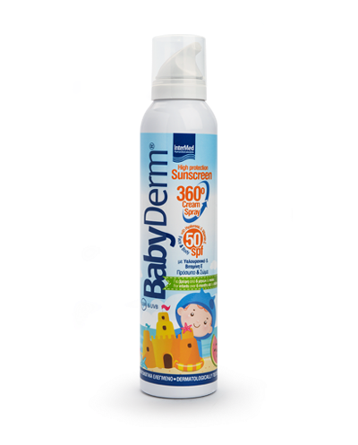 INTERMED Babyderm Sunscreen 360° Cream Spray SPF50...