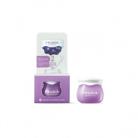FRUDIA Blueberry Hydrating Cream Ενυδατική Κρέμα-Τζελ Προσώπου με Εκχύλισμα Μύρτιλου για Ευαίσθητες Επιδερμίδες, 10g