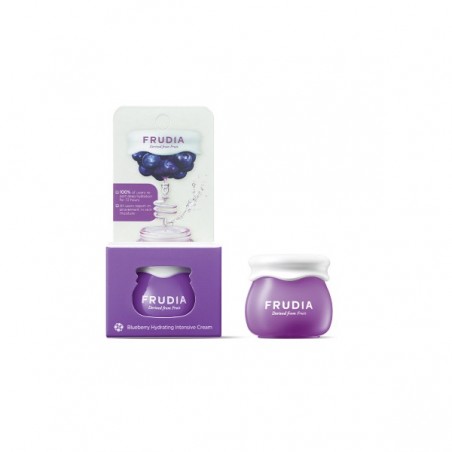FRUDIA Blueberry Hydrating Intensive Cream Κρέμα Προσώπου Πλούσιας Υφής με Εκχύλισμα Μύρτιλου για Εντατική Ενυδάτωση, 10g