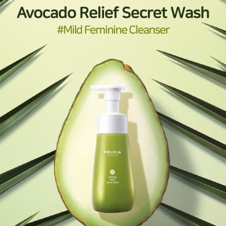 FRUDIA Avocado Relief Secret Wash Απαλό Υγρό Καθαρισμού με Εκχύλισμα Αβοκάντο για την Ευαίσθητη Περιοχή, 260ml