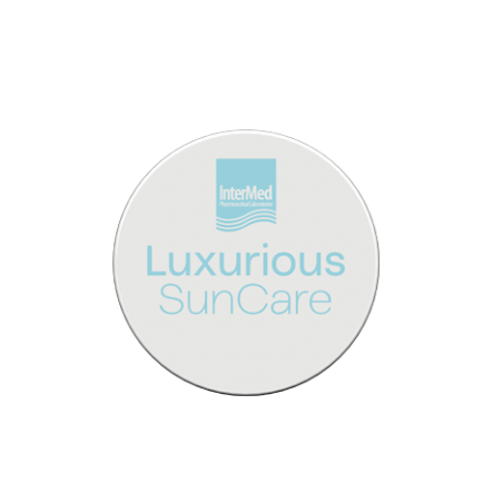 INTERMED Luxurious Sun Care Silk Cover BB Compact SPF50+ 02 Medium Αντηλιακή Πούδρα για Ματ Αποτέλεσμα Μεσαία Απόχρωση, 12g