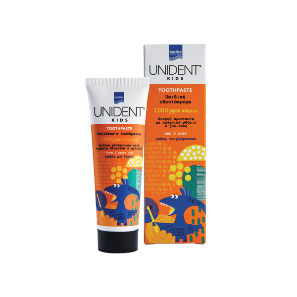 INTERMED Unident Kids Toothpaste 1000ppm Φθόριο...