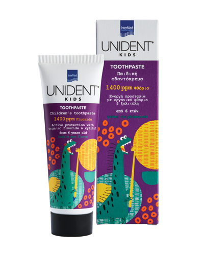 INTERMED Unident Kids Toothpaste 1400ppm Φθόριο Παιδική...