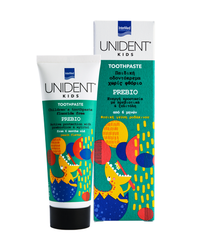 INTERMED Unident Kids Toothpaste Prebio Παιδική...