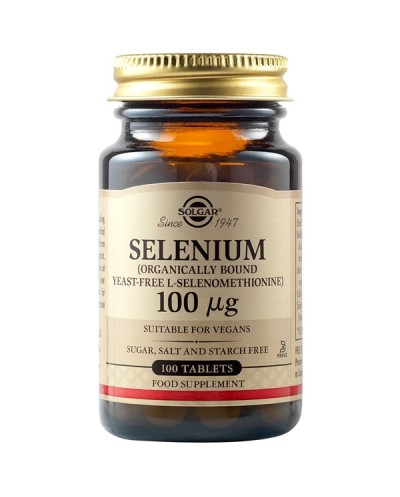 SOLGAR Selenium (Yeast-Free) 100μg Αντιοξειδωτικό...